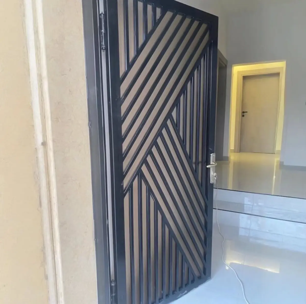 Steel CNC Door And Railing 03 - Kuwait