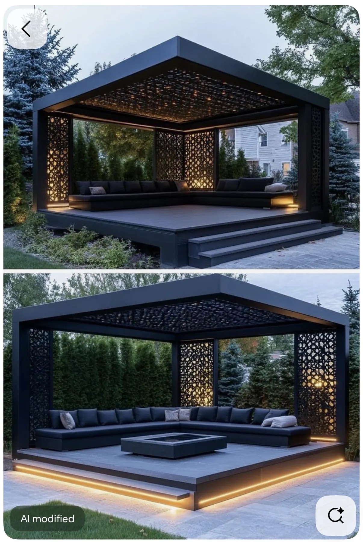 مظلة برجولا — التصميم 10