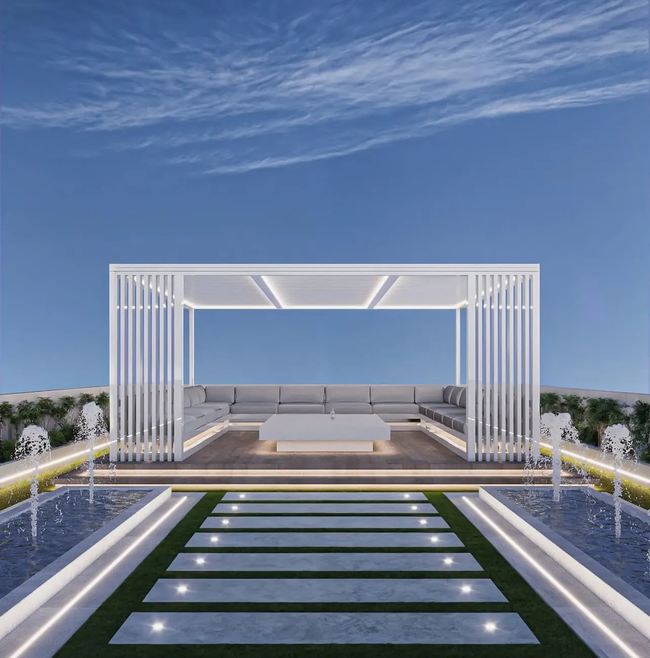 مظلة برجولا — التصميم 02